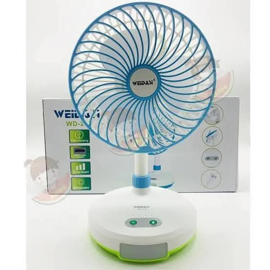 Weidasi Rechargble light with fan WD-219
