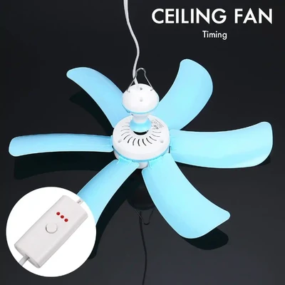 Mini portable ceiling fan 17''